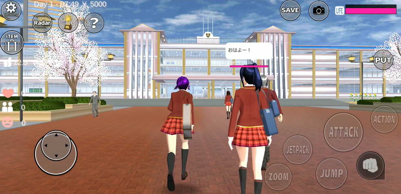 樱花校园模拟器2023年最新版英文版(sakura schoolsimulator)