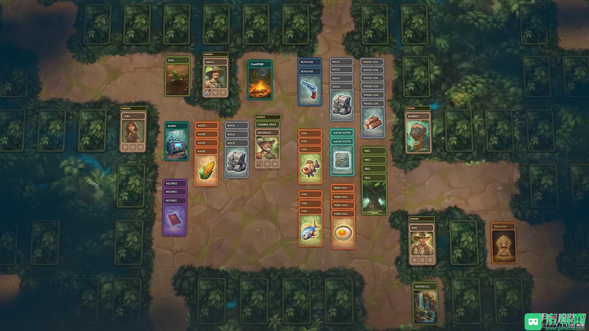 卡牌类生存管理游戏《卡牌探险：雨林迷踪》公布
